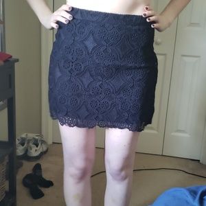 Holister lace skirt
